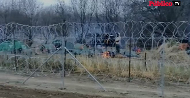 Un día más atrapados en la frontera entre Bielorrusia y Polonia