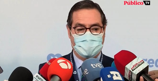 El presidente de la CEOE asegura que la redacción de los nuevos ERTE es "farragosa" y que "está lleno de intervencionismo"