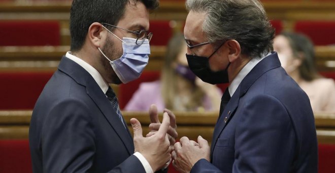 Aragonès anuncia un acuerdo con los comunes para sacar adelante los Presupuestos en Catalunya