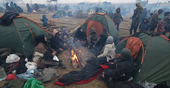 Frío y muerte en la frontera entre Bielorrusia y Polonia