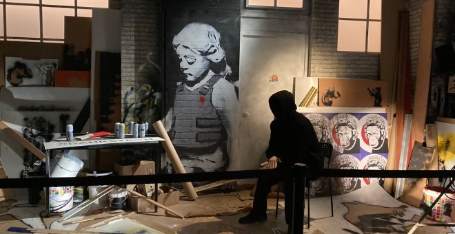 La protesta pública según Banksy, en Barcelona