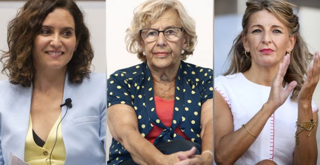 La opinión de Manuela Carmena sobre Yolanda Díaz e Isabel Díaz Ayuso