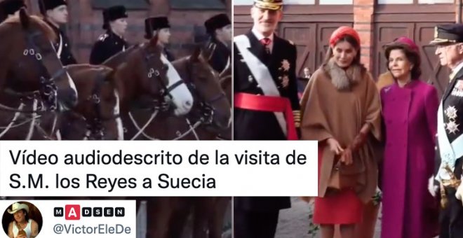 El descacharrante vídeo que narra la visita de los reyes a Suecia: "Más caballo que en los 80"