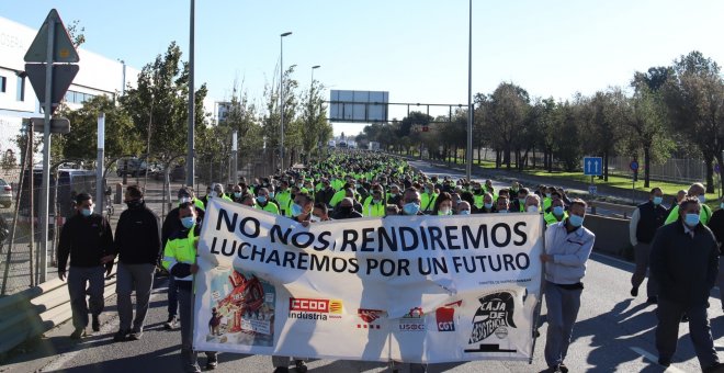 Els treballadors de Nissan reactiven les mobilitzacions per garantir la reindustrialització de la factoria