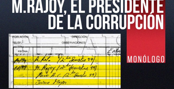 M.Rajoy, el presidente de la corrupción - Monólogo - En la Frontera, 3 de diciembre de 2021