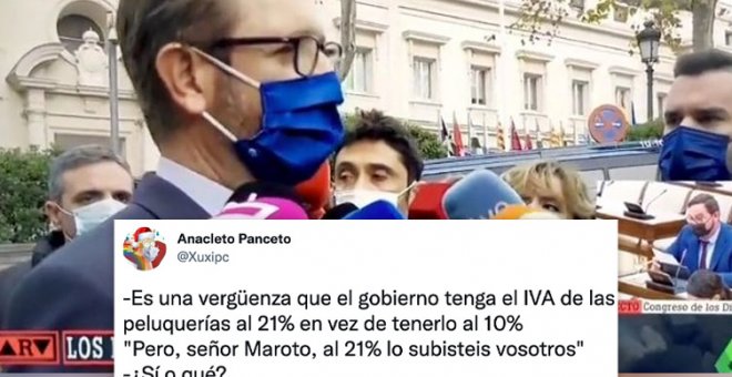 La genial respuesta de una reportera a Javier Maroto: "El zasca se ha oído hasta en el Tíbet"