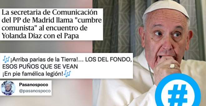 "Alguno está a un paso de empezar a llamar a Francisco el papa ocupa"