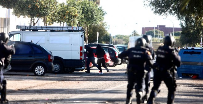 La Policía detiene a investigados por altercados durante la huelga del metal en Cádiz