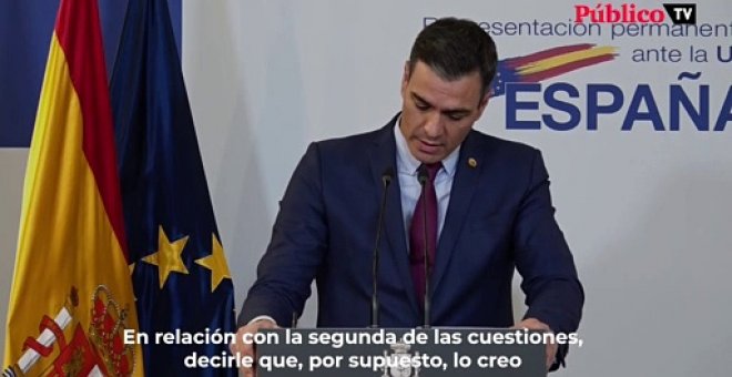 Pedro Sánchez: "Por supuesto que creo que el rey Juan Carlos tiene que dar explicaciones"