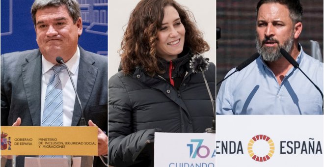 Escrivá, Ayuso y Abascal, candidatos a 'Corazón de Piedra 2021' de los Directores de Servicios Sociales