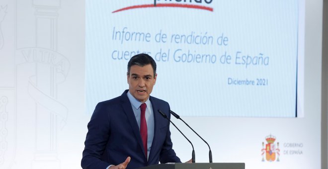 Sánchez afirma que el Gobierno ha cumplido con el 42,7% de los objetivos y garantiza agotar la legislatura