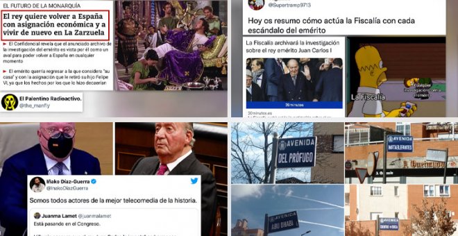 Los avatares, negocios y 'viajes' del rey Juan Carlos I, vistos por los tuiteros