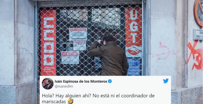 Espinosa de los Monteros critica a CCOO y los tuiteros le dan una lección de derechos laborales