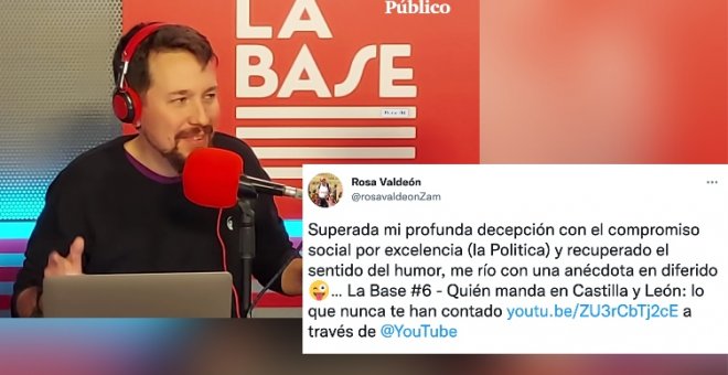 La simpática respuesta de la exalcaldesa de Zamora a la anécdota que vivió con Errejón, Maestre y un conejo de peluche revelada por Pablo Iglesias en 'La Base'