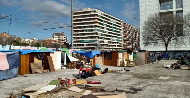 El barraquisme s'enquista a Barcelona davant un mercat de l'habitatge cada cop més inaccessible i excloent