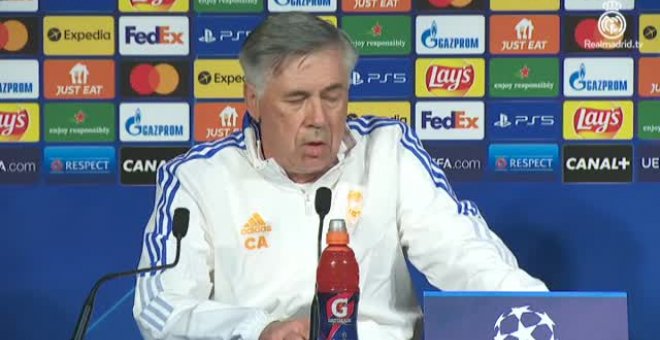 Ancelotti: "Si Karim está bien, está claro que tiene que jugar"