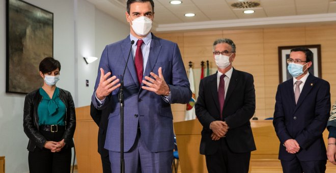 Pedro Sánchez califica de "enorme ejemplo" político el proyecto de fusión de Don Benito y Villanueva