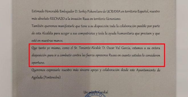 "O verdadeiro Rambo galego": las redes alucinan con el ofrecimiento de un alcalde para "ir a combatir" contra Rusia