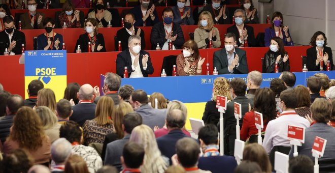 La dirección del PSOE ignora las diferencias con UP sobre la guerra en Ucrania y cierra filas con el Gobierno
