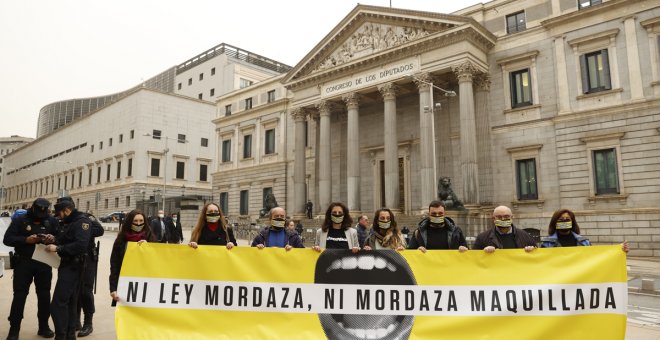 Varias organizaciones sociales exigen una reforma de la 'ley mordaza' "acorde a los derechos humanos"