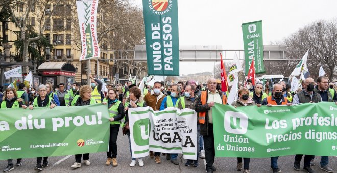 Más de 3.000 agricultores y ganaderos piden precios dignos y costes asumibles frente al Ministerio