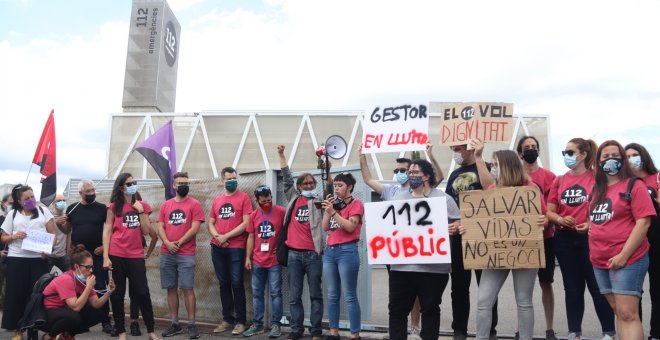 La manca de personal porta de nou a la vaga als treballadors del 112 a partir del 4 d'agost