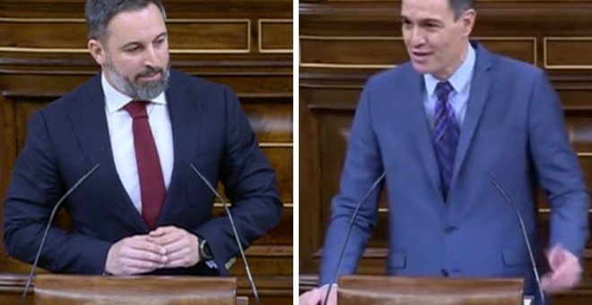 La irónica respuesta de Sánchez al último bulo de Abascal: "Yo, que sé que es una persona rigurosa, le digo, cuidado con la desinformación"