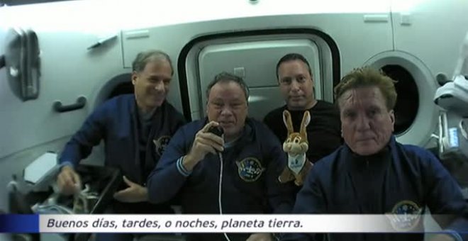 La nave privada de Space X llega a la ISS