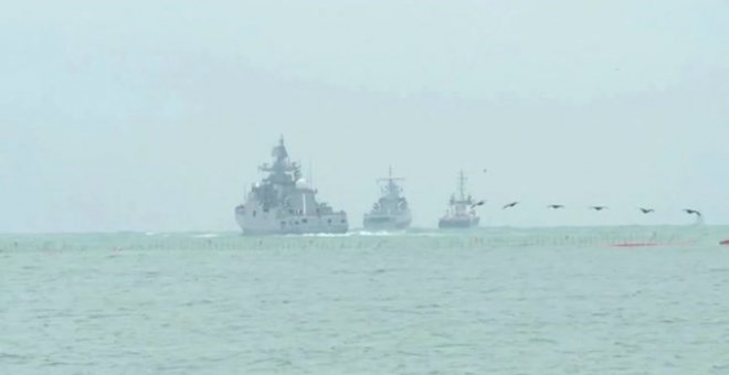 Ucrania destruye el cruvero 'Moskva', buque insignia de la armada rusa en el mar negro
