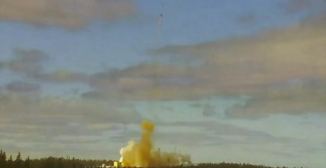 Rusia lanza con éxito un nuevo misil intercontinental