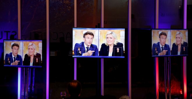 El debate presidencial entre Macron y Le Pen se pierde en tecnicismos