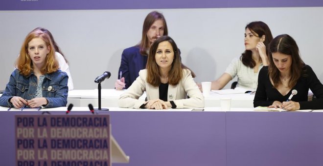 Belarra: "El Gobierno tiene que rearticularse con urgencia y restablecer la confianza con la mayoría de la investidura"