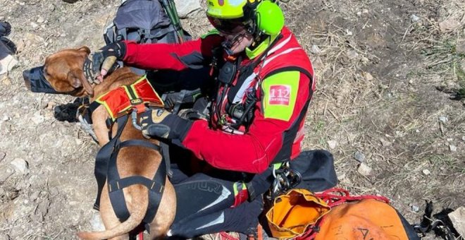 Rescatados siete senderistas y un perro cuando hacían una ruta en Vega de Pas