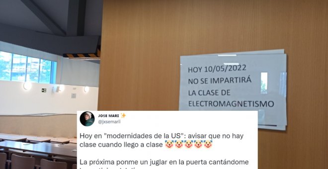 Un alumno se queja de que se cancela su clase al llegar y destapa un problema en las universidades: "Lo de los correos aún no lo entienden"