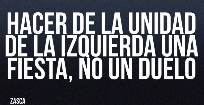 Hacer de la unidad de la izquierda una fiesta, no un duelo - Zasca - En la Frontera, 13 de mayo de 2022