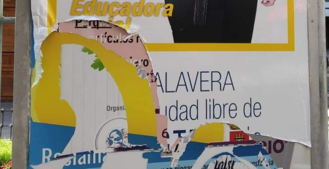 Ataque al colectivo LGTBI en Talavera: destrozan pósteres que reclaman su visibilidad y ser libres de odio
