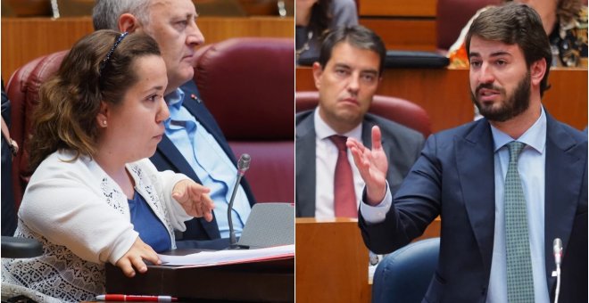 El vicepresidente de Castilla y León (Vox), a una diputada con discapacidad: "Le voy a contestar como si fuera una persona como las demás"