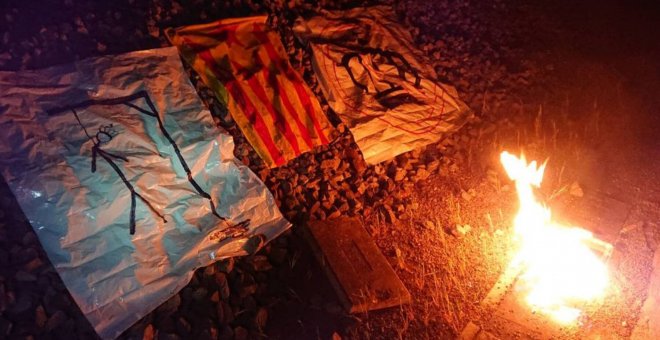 Un grup autodenominat Acció per la Independència reivindica el sabotatge a les vies de l'AVE entre Barcelona i Figueres