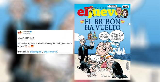 'El Jueves' da en el clavo con su última portada sobre Juan Carlos I: "Uno de los análisis políticos más precisos de toda la prensa"