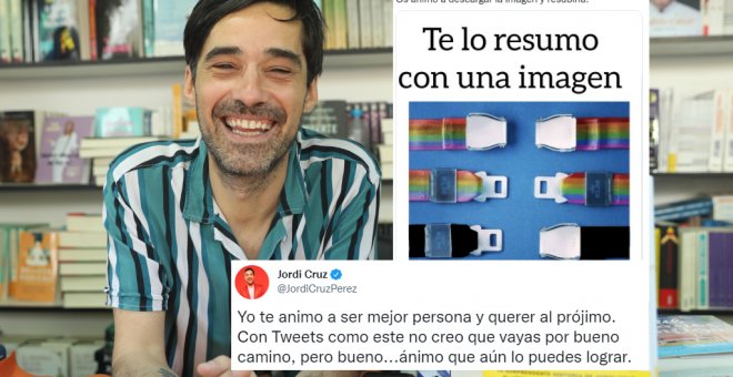 Jordi Cruz se lleva los aplausos con su respuesta al tuit homófobo de un cura: "Por eso es el Jordi Cruz bueno"