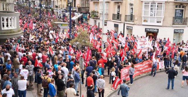 Continúa la huelga general en el metal en Cantabria tras otra reunión sin acuerdo