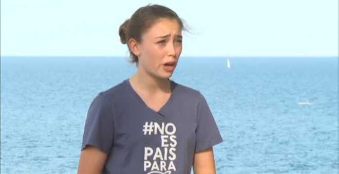 Con solo 15 años, Olivia Mandle quiere acabar con los delfinarios