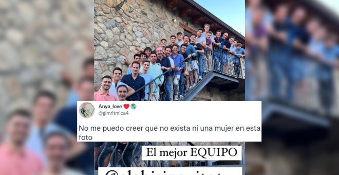 La imagen que evidencia un problema en el equipo de 'El Chiringuito de Jugones': "No me puedo creer que no exista ni una mujer en esta foto"