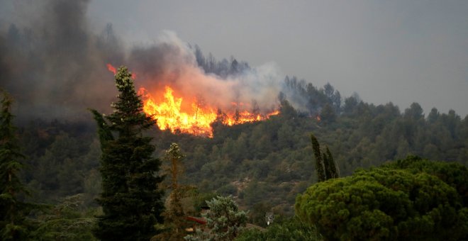 L'incendi de Baldomar es manté en les 550 hectàrees cremades i els de Corbera d'Ebre i Castellar de la Ribera passen de les 300