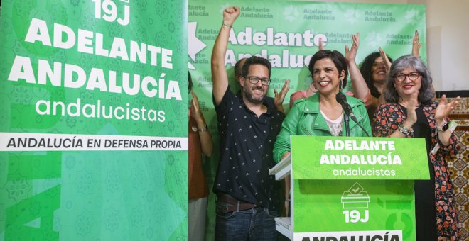 Teresa Rodríguez cumple su objetivo y se queda en el Parlamento con dos escaños