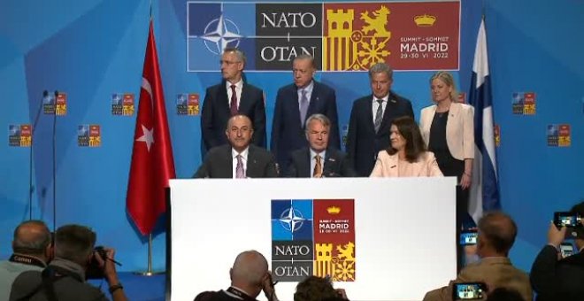 Turquía retira el veto a la entrada en la OTAN de Suecia y Finlandia