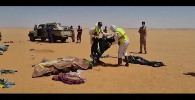 Encuentran a 20 personas muertas en el Desierto de Libia