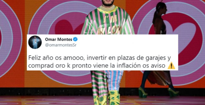 El mensaje premonitorio de Omar Montes para dar la bienvenida al año que han recuperado los tuiteros: "Nos avisó"