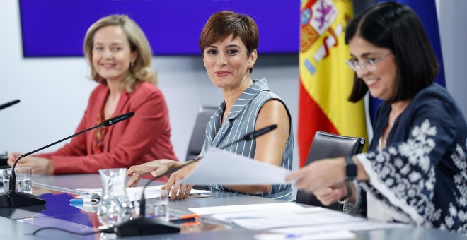 Moncloa apoya a Irene Montero por su viaje a EEUU: "Al PP le molesta la existencia del Ministerio de Igualdad"