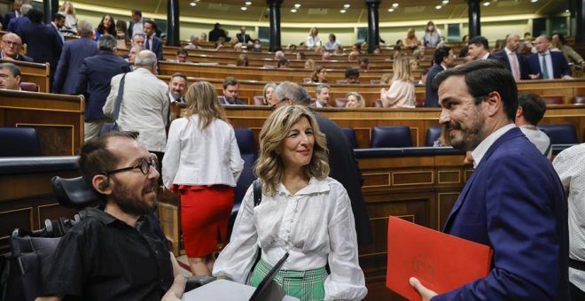 Yolanda Díaz, Podemos e IU apuntan a primarias para resolver la candidatura de la izquierda en las generales